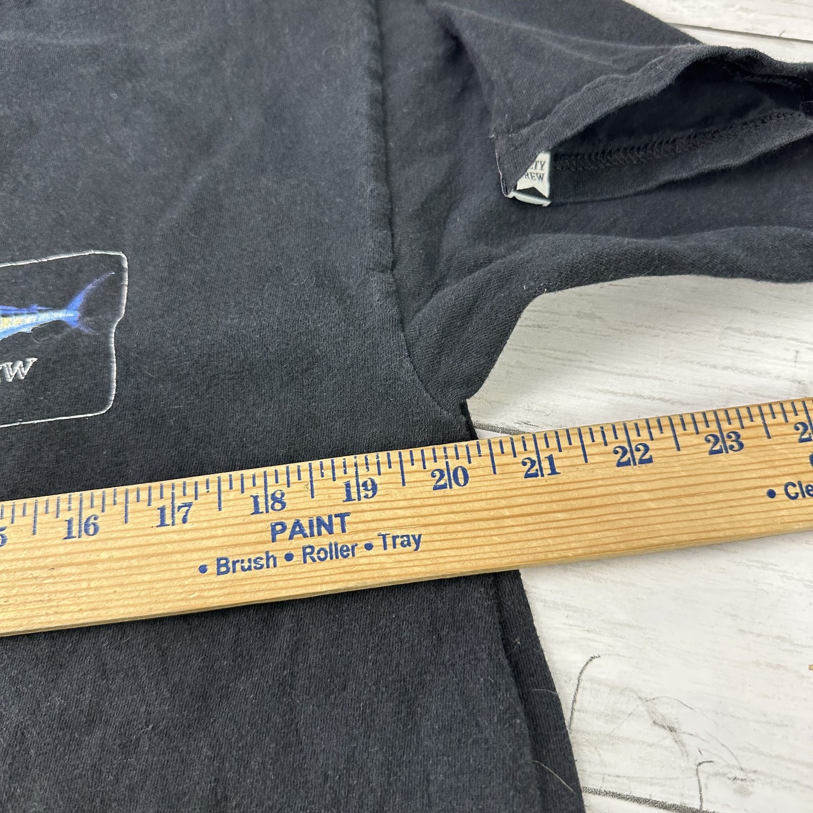 Salty Crew T-Shirt Mens Large Black Graphic Fish Tuna Beach Short Sleeve Tee gallery