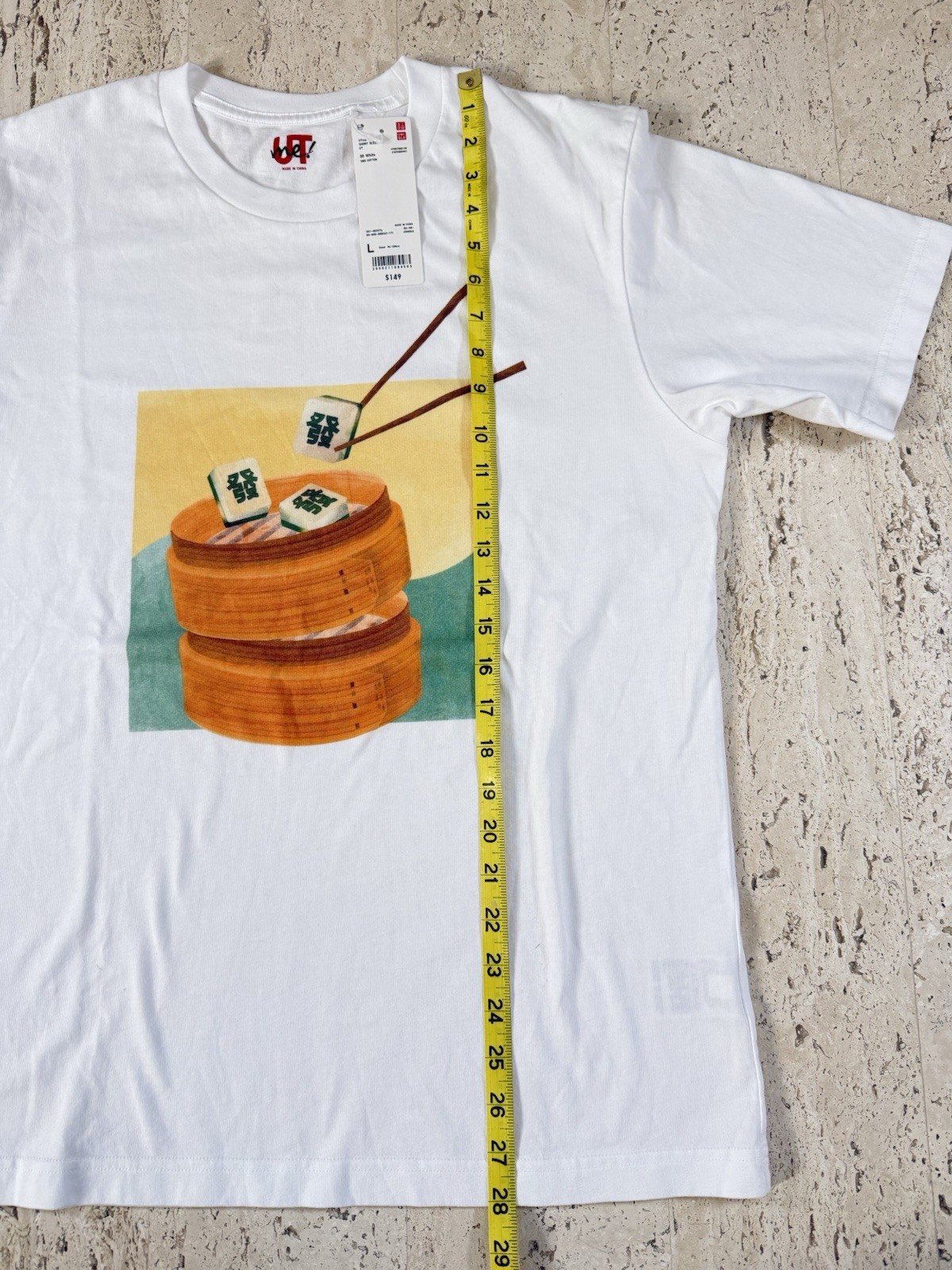 NEW UNIQLO UTMe Hong Kong Local Artist Exclusive Mens Med/Large Mahjong Dim Sum gallery