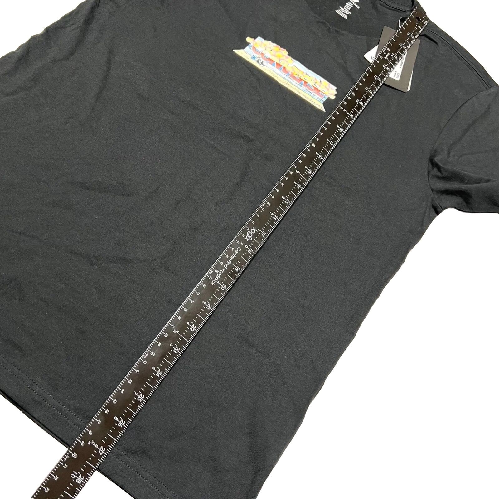 Converse Men's T-Shirt Black Graphic Black Crew Neck Short Sleeve Tee Medium NWT gallery