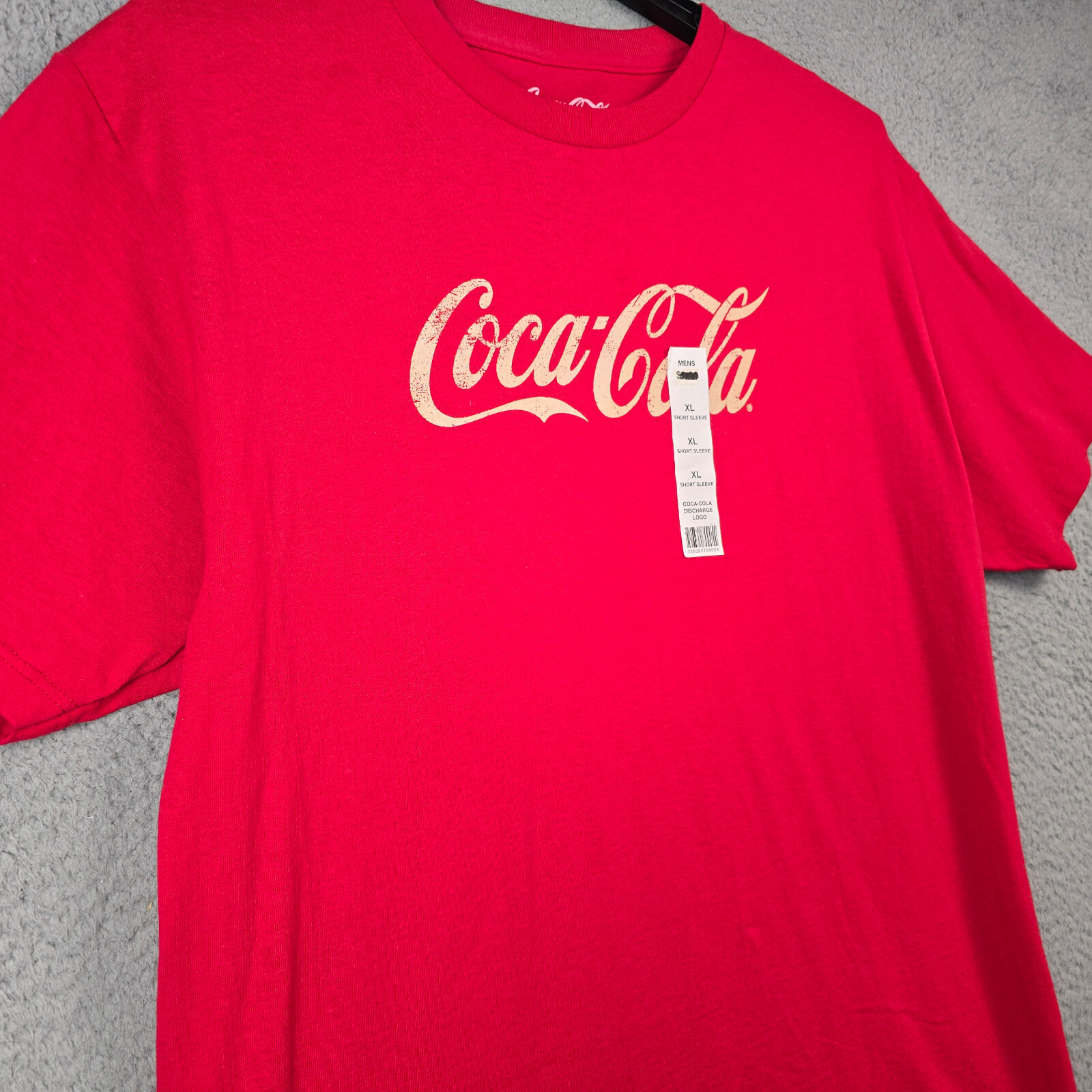 COCA COLA COKE SHIRT MENS Extra Large XL RED casual CLASSIC Vintage LOGO NWT gallery