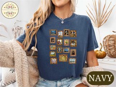 Fine Arts Famous Paintings Graphic Comfort Tee Art Lover Gift Shirt