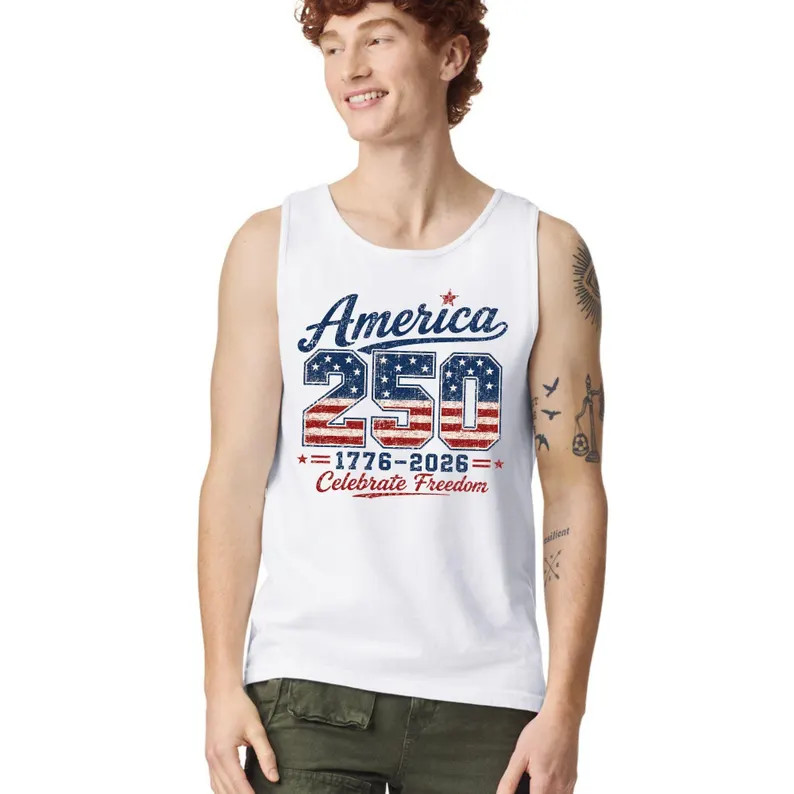 America 250 Years Independence Patriotic Tank Top gallery
