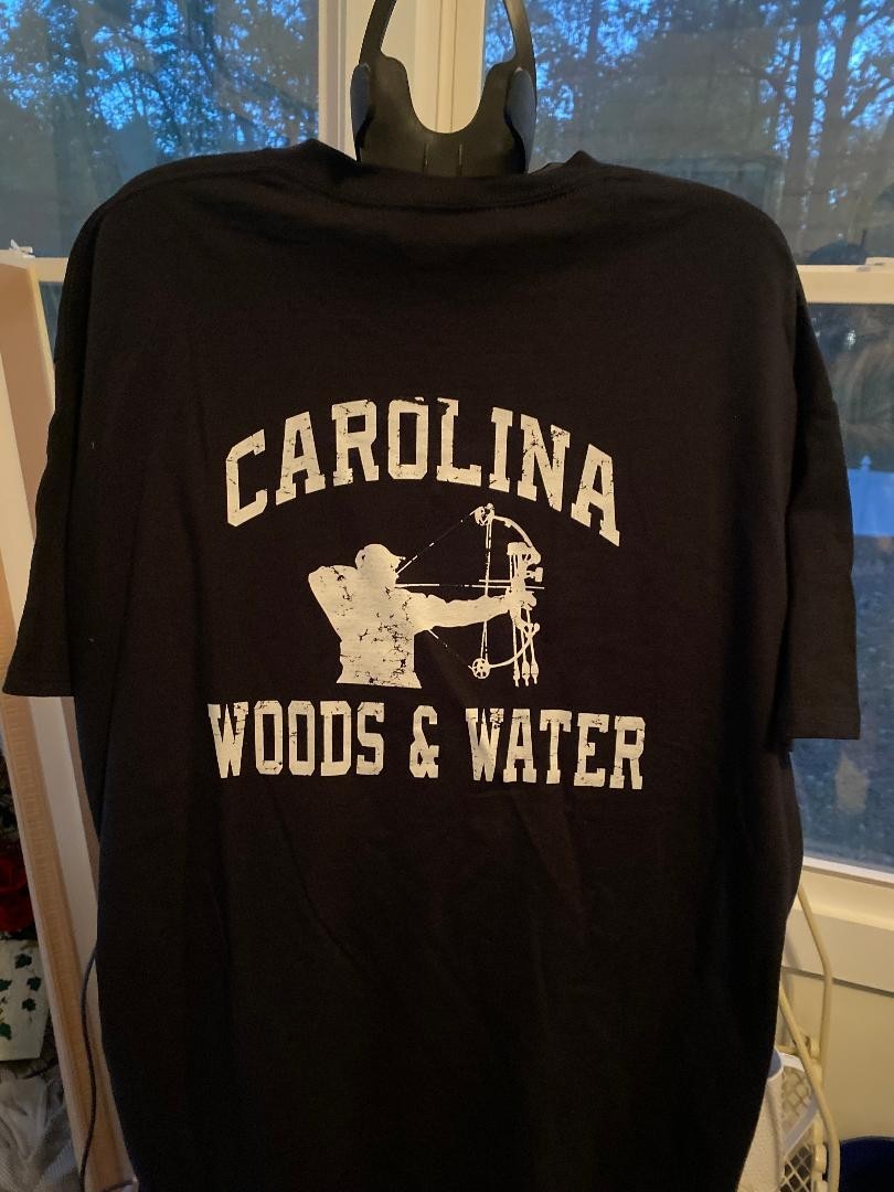 Carolina woods archery bow hunting logo tshirt gallery