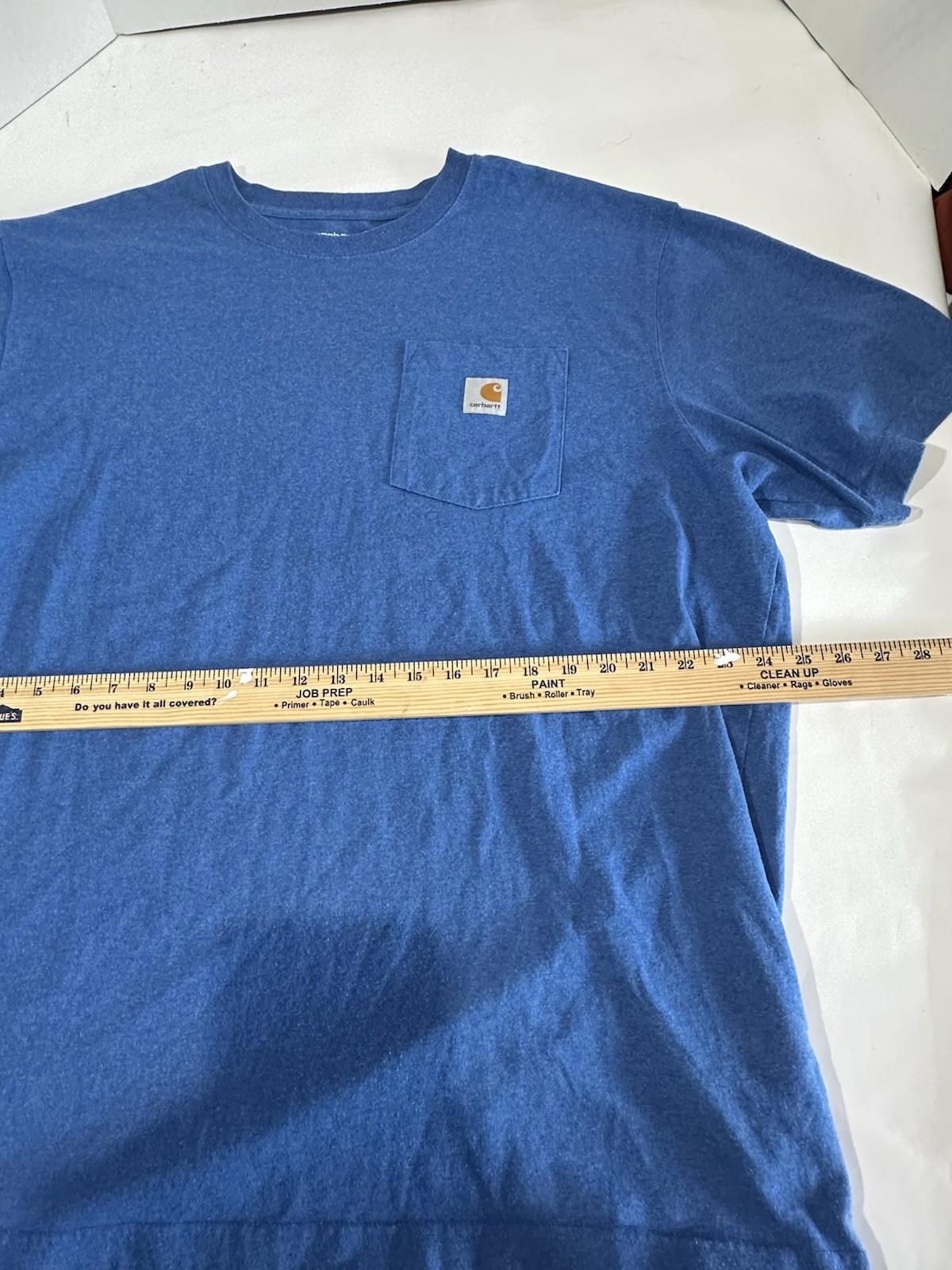 Carhartt Mens XL T-Shirt Loose Fit Blue Pocket gallery