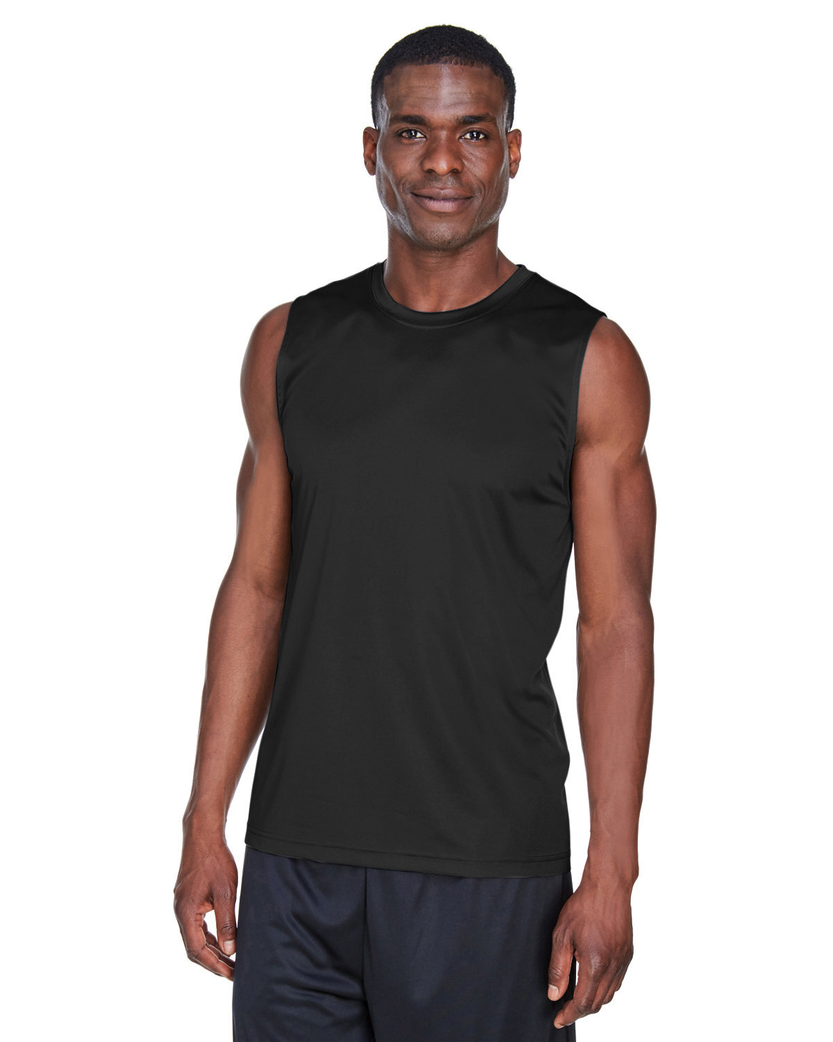 2 Pack Of Team 365 TT11M Mens Sleeveless T Shirt Zone Performance Muscle T-Shirt gallery