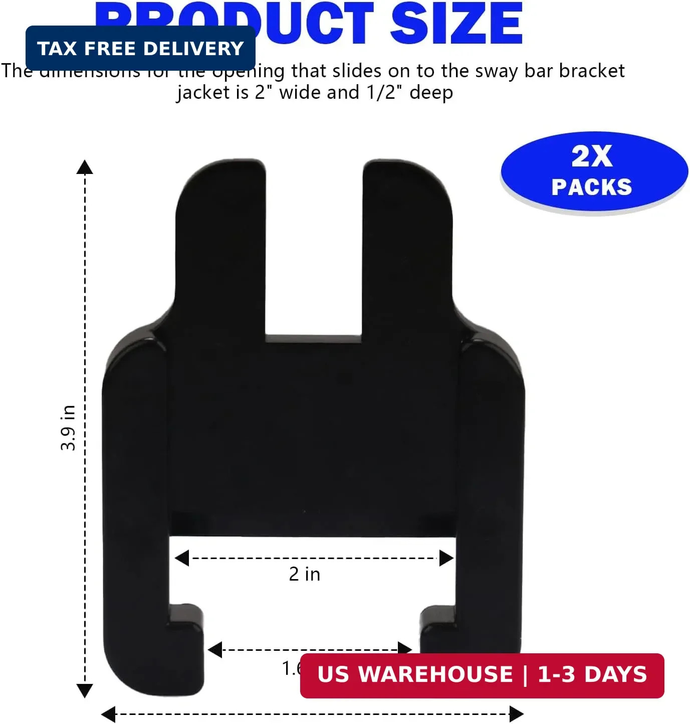 E2 Sway Bracket Jacket, Weight Distribution Hitch Parts Compatible with E2 Hitch