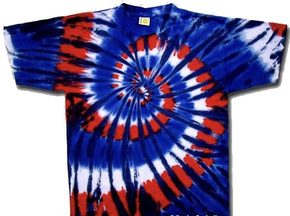 Red White and Blue tie dye shirt USA tie dye American tie dye shirt - All Sizes gallery