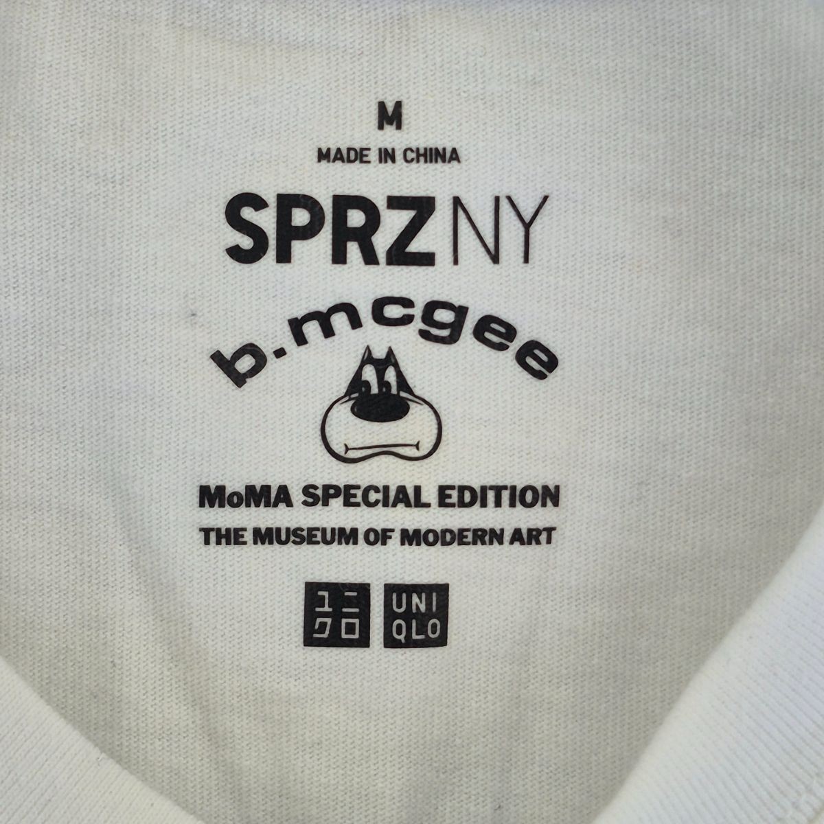 Uniqlo SPRZ NY T-Shirt Medium White Mens Cotton Short Sleeve Pullover gallery