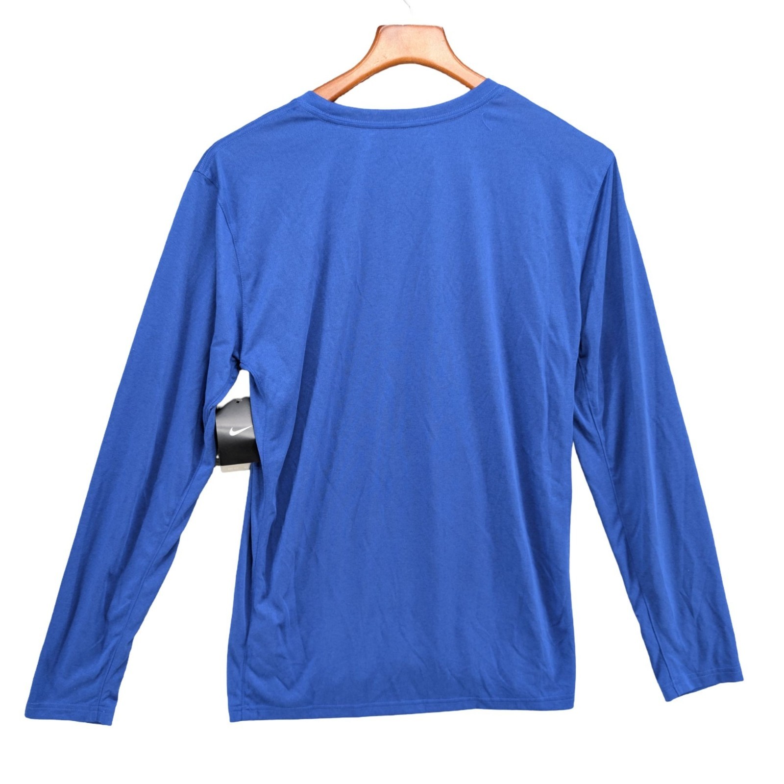 Nike Legend 2.0 T Shirt Mens Blue Long Sleeve Dri Fit Crewneck Pullover Tee Sz M gallery