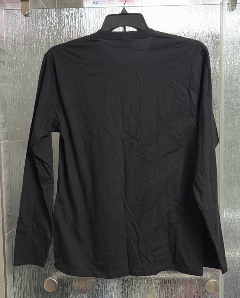 Honduras Black Long Sleeve Tshirt 19” P2P 29” Length Men’s Medium gallery