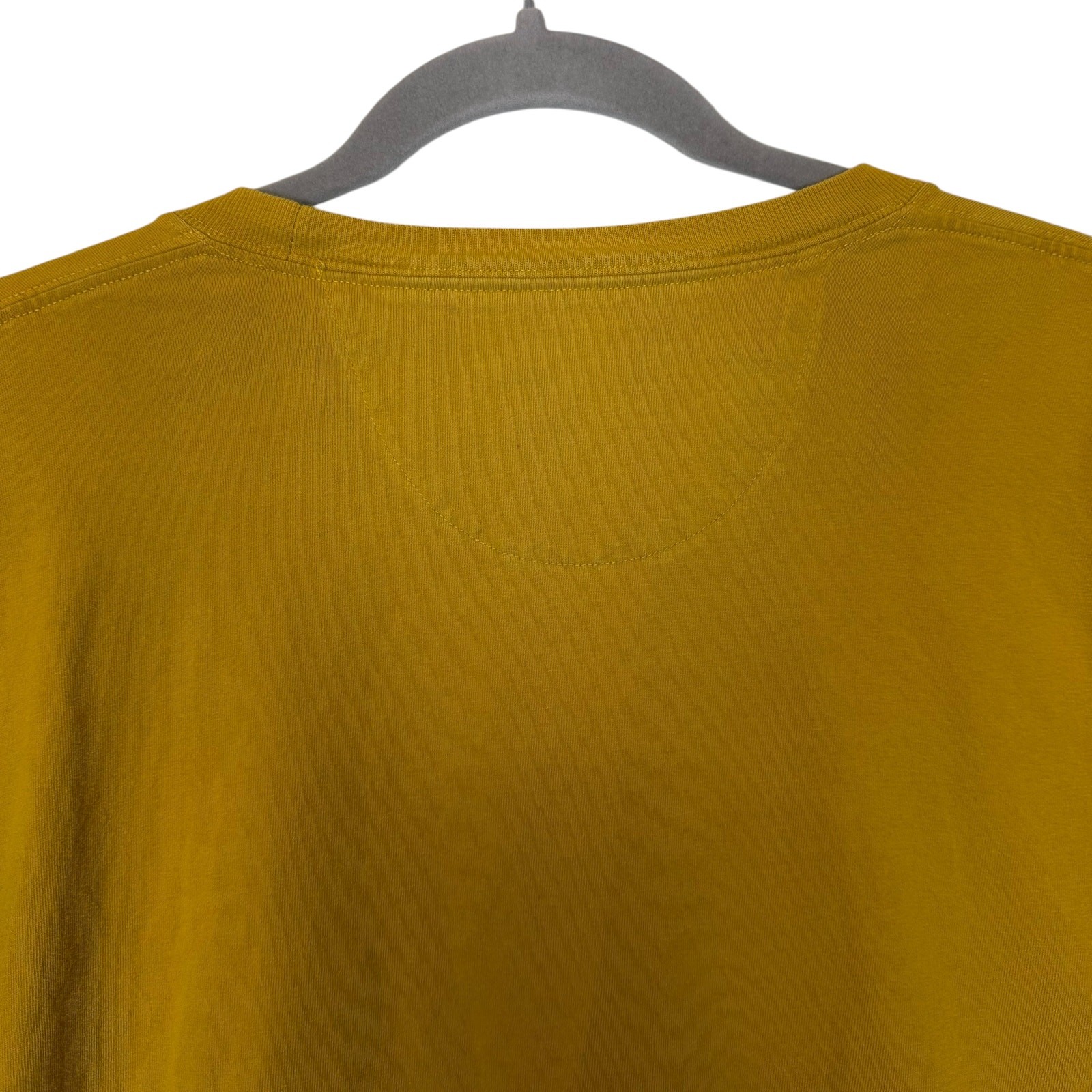 Duluth Trading Company Longtail T Shirt Men 2XL Mustard Duluth Gear Logo Graphic gallery