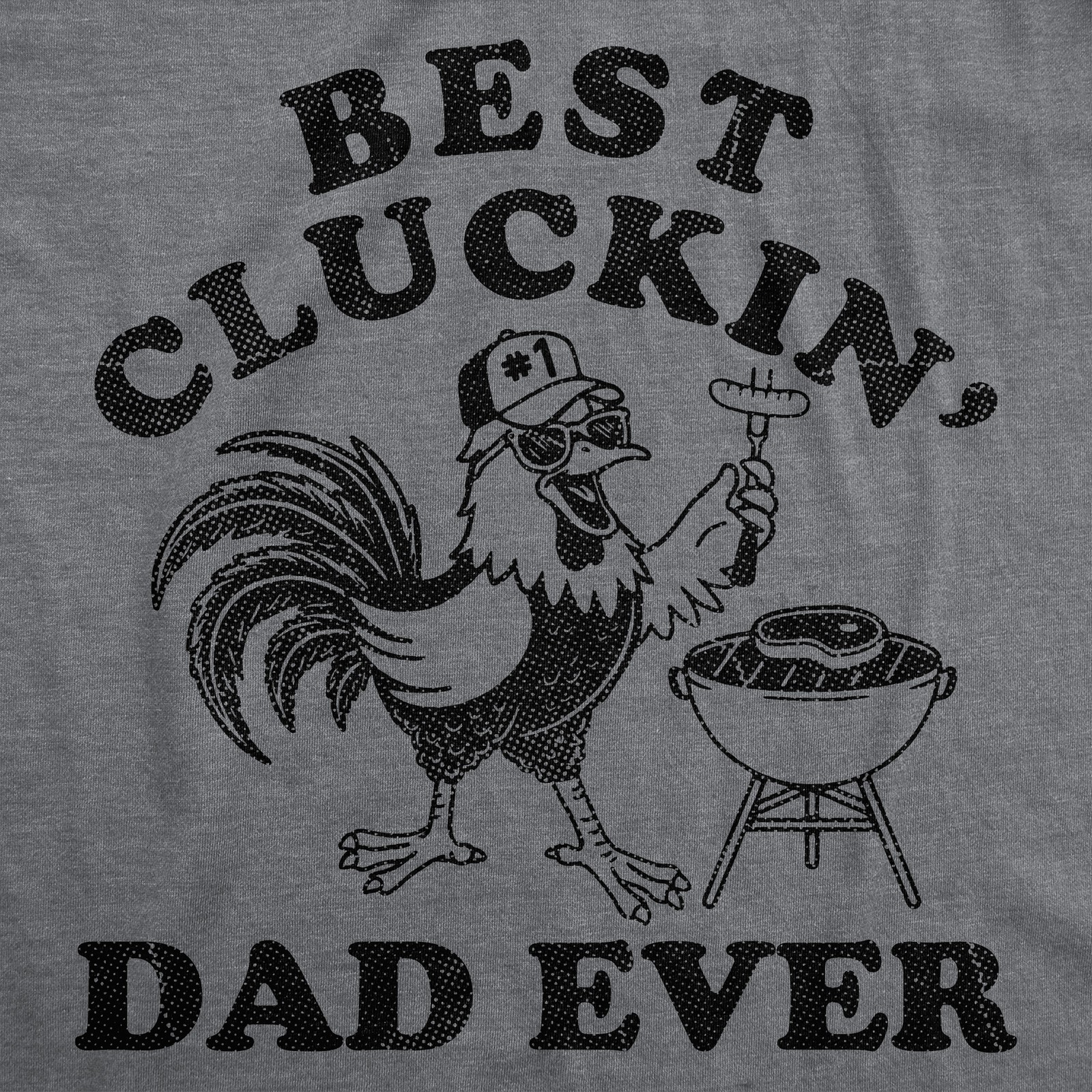 Mens Funny T Shirts Best Cluckin Dad Ever Sarcastic Fathers Day Graphic Novelty gallery
