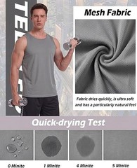 5 PACK Paquete Multiple Camisetas Tirantes Hombre Sin Mangas Comodas y con Estil