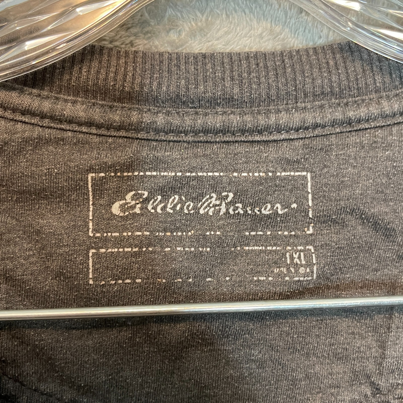 Eddie Bauer Mens 2XL Classic Outdoor Stretch Waffle Knit Henley Thermal Shirt gallery