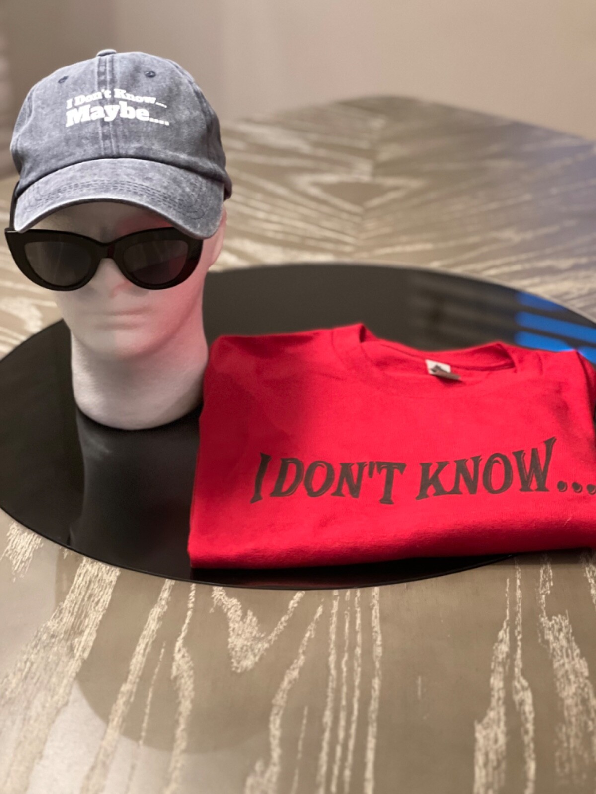 T-shirt & Hat set "I don't know...maybe" gallery