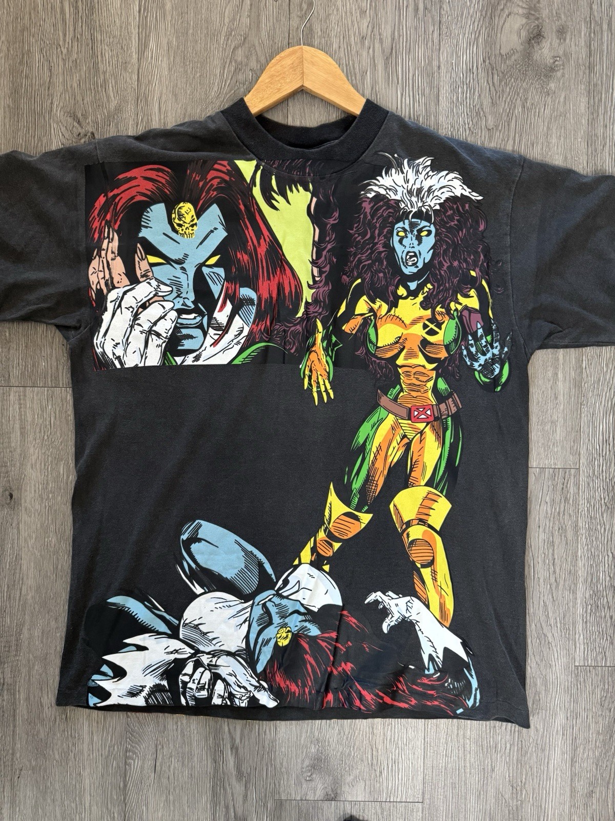 Rush X Beyond Rogue X Men Graphic T Shirt Marvel Anime Style L 21.5x26 gallery