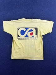 Vintage Custom Art Screen Printing Shirt Mens Large Promo 50/50 Made USA 90s