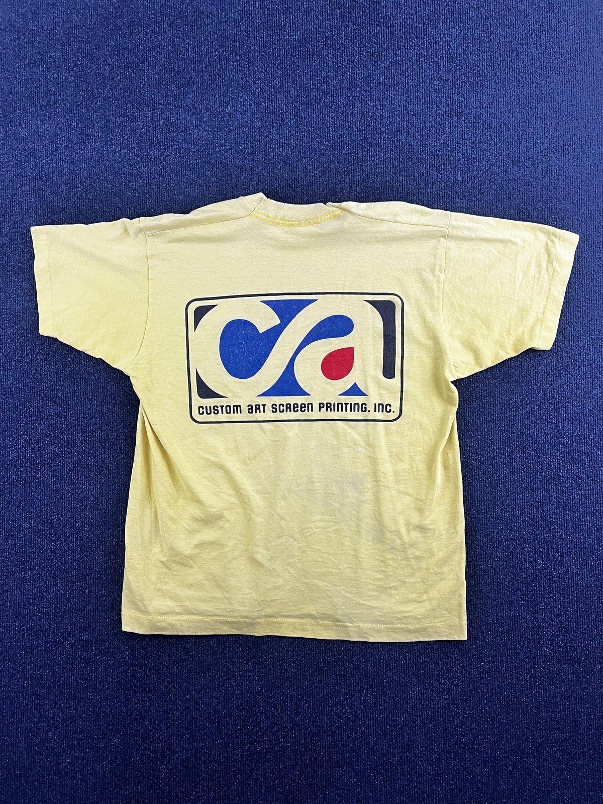 Vintage Custom Art Screen Printing Shirt Mens Large Promo 50/50 Made USA 90s gallery