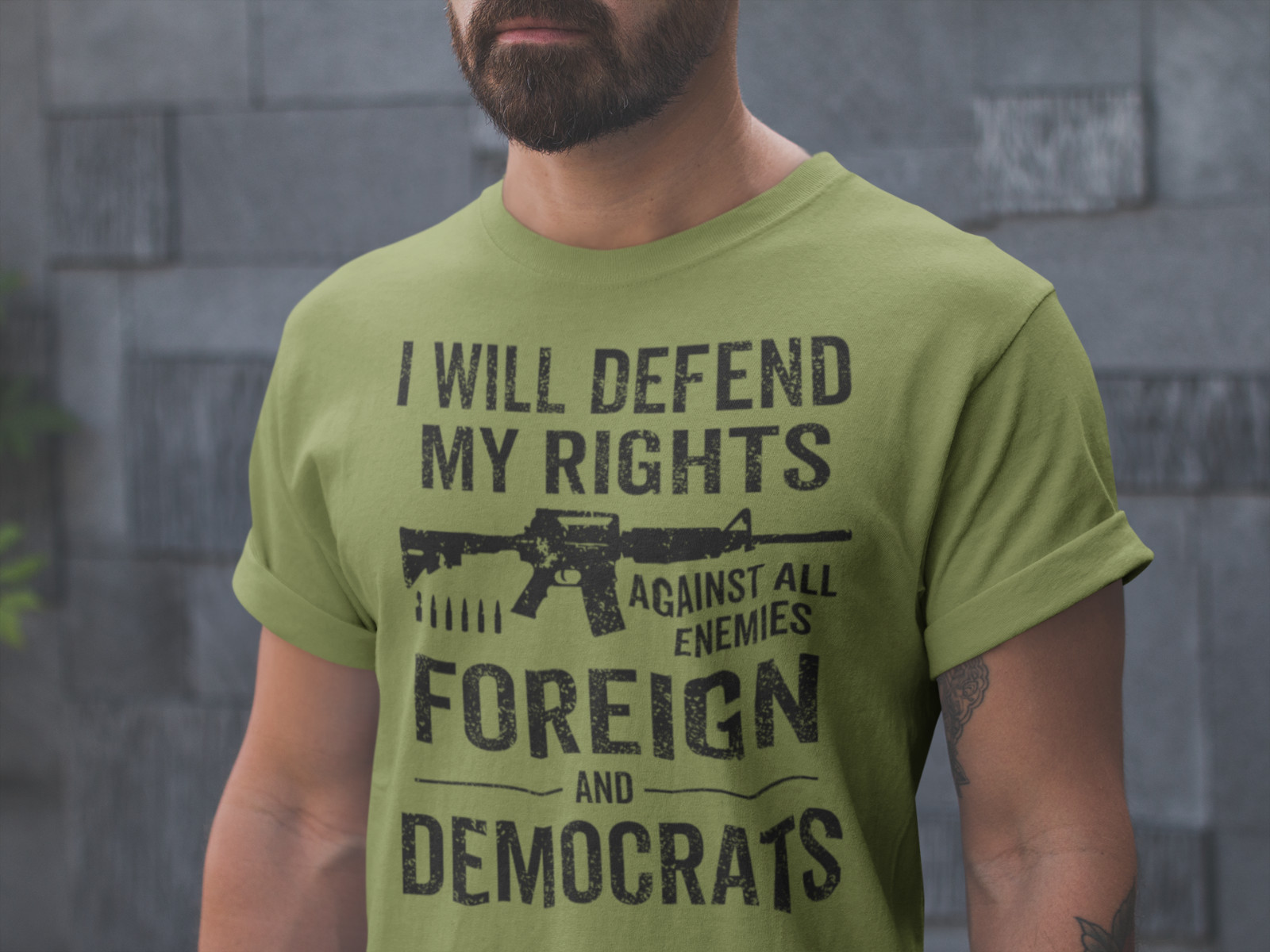 Mens Pro Gun 2nd Amendment USA Political T-Shirt Patriotic Shirts for Men gallery