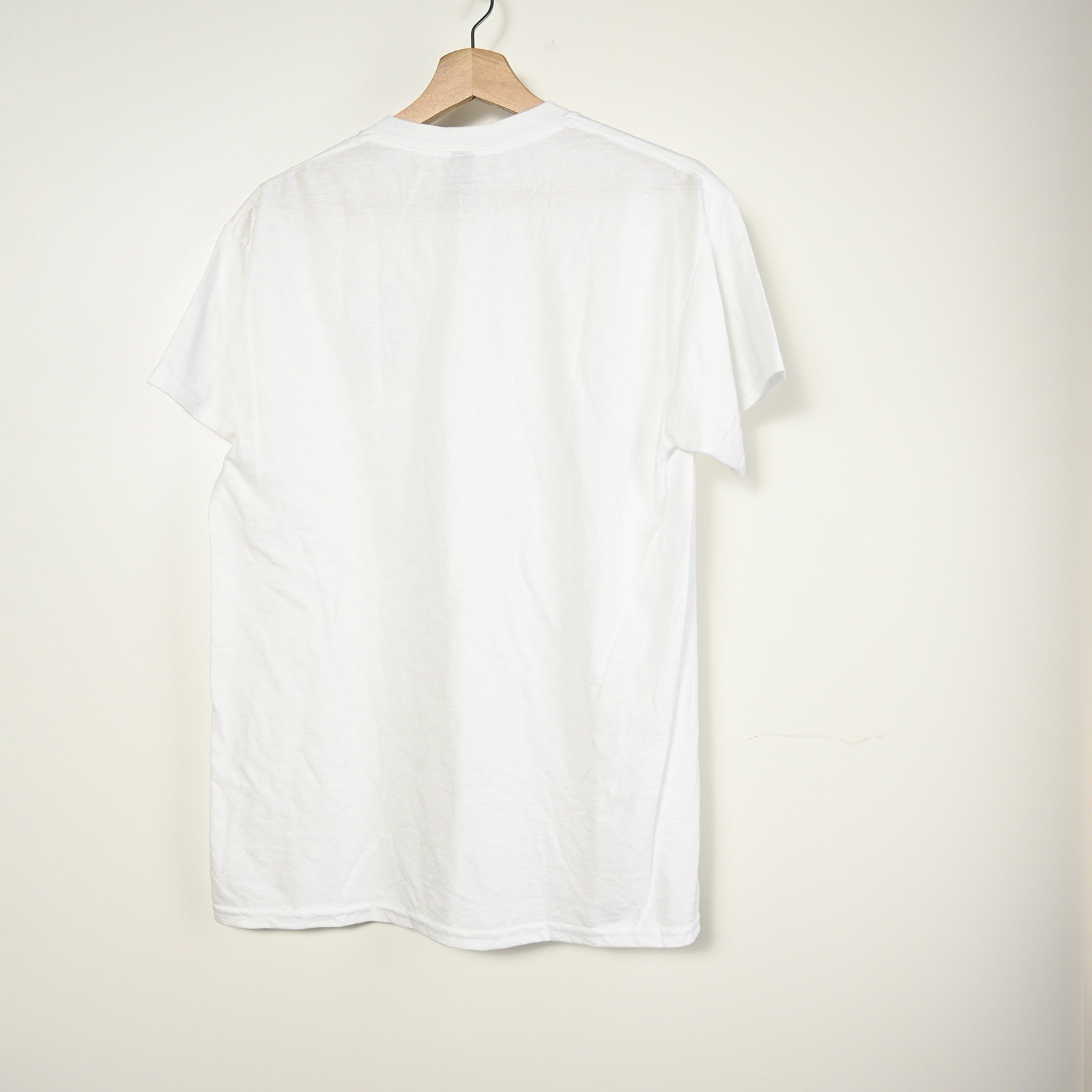 Gildan Adult M. White & Purple Happy Force Healthcare Graphic T-Shirt gallery