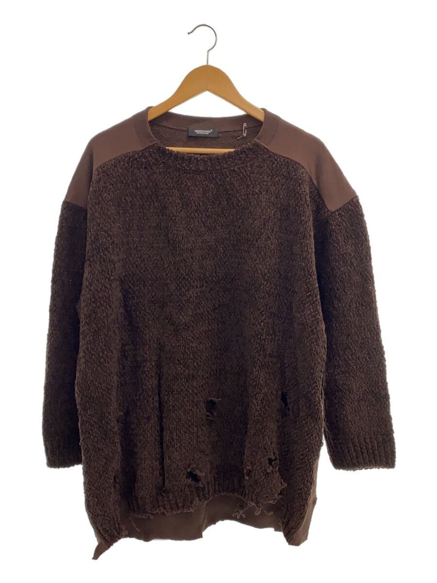 UNDERCOVER Knit Sweater (Thick) 4 Wool BRW UC2C4912 23AW Nylon Wool Knit Pullove