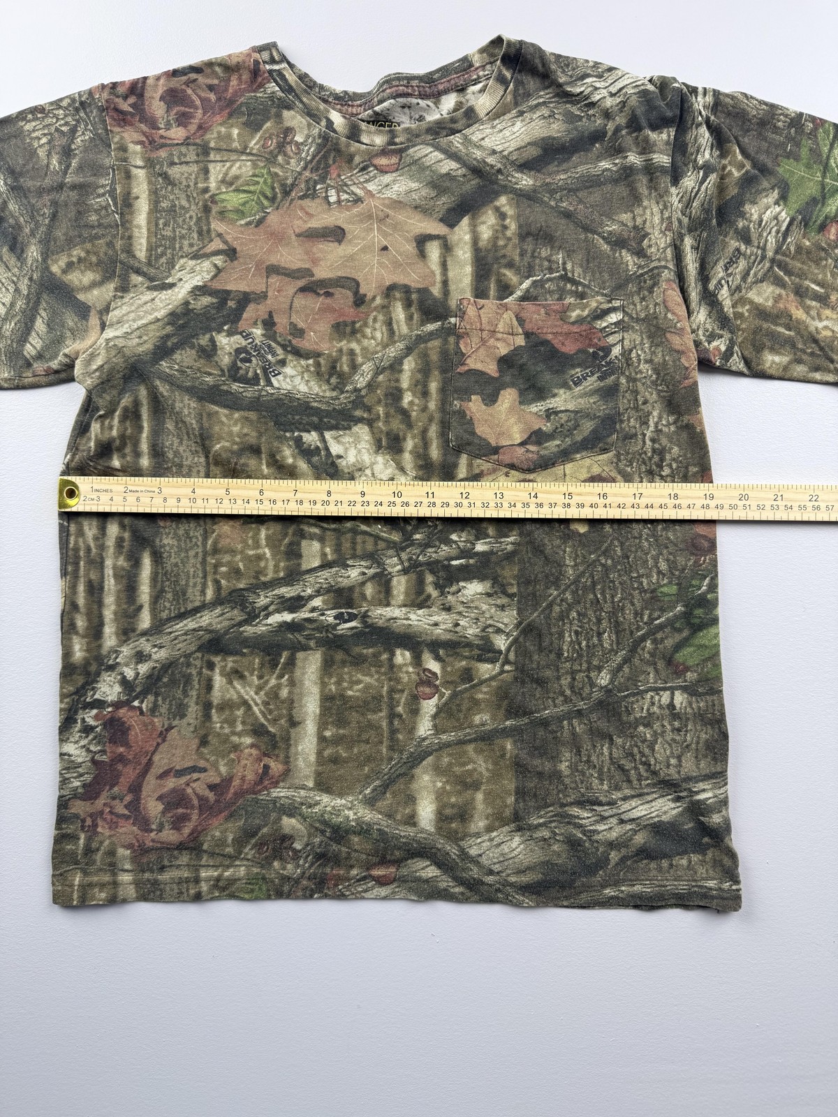 Ranger Shirt Mens Medium Brown Camo Short Sleeve Pocket Tee Hunting Outdoor gallery