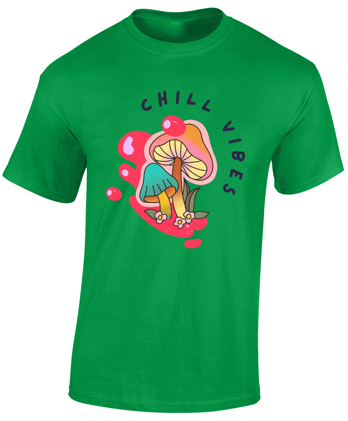 CHILL VIBES MENS T SHIRT FUNNY SUMMER HOLIDAY CLOTHING CASUAL NICE TOP gallery