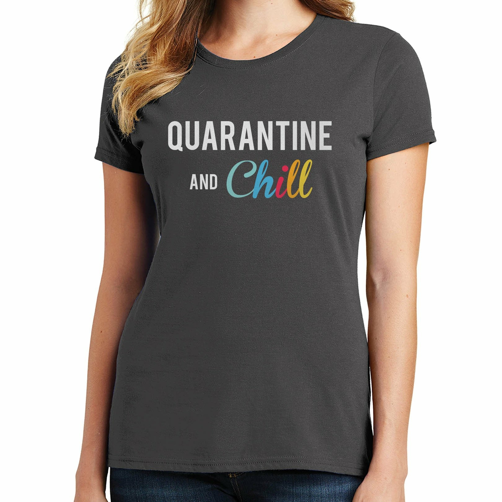 Quarantine and Chill T Shirt 02701 gallery