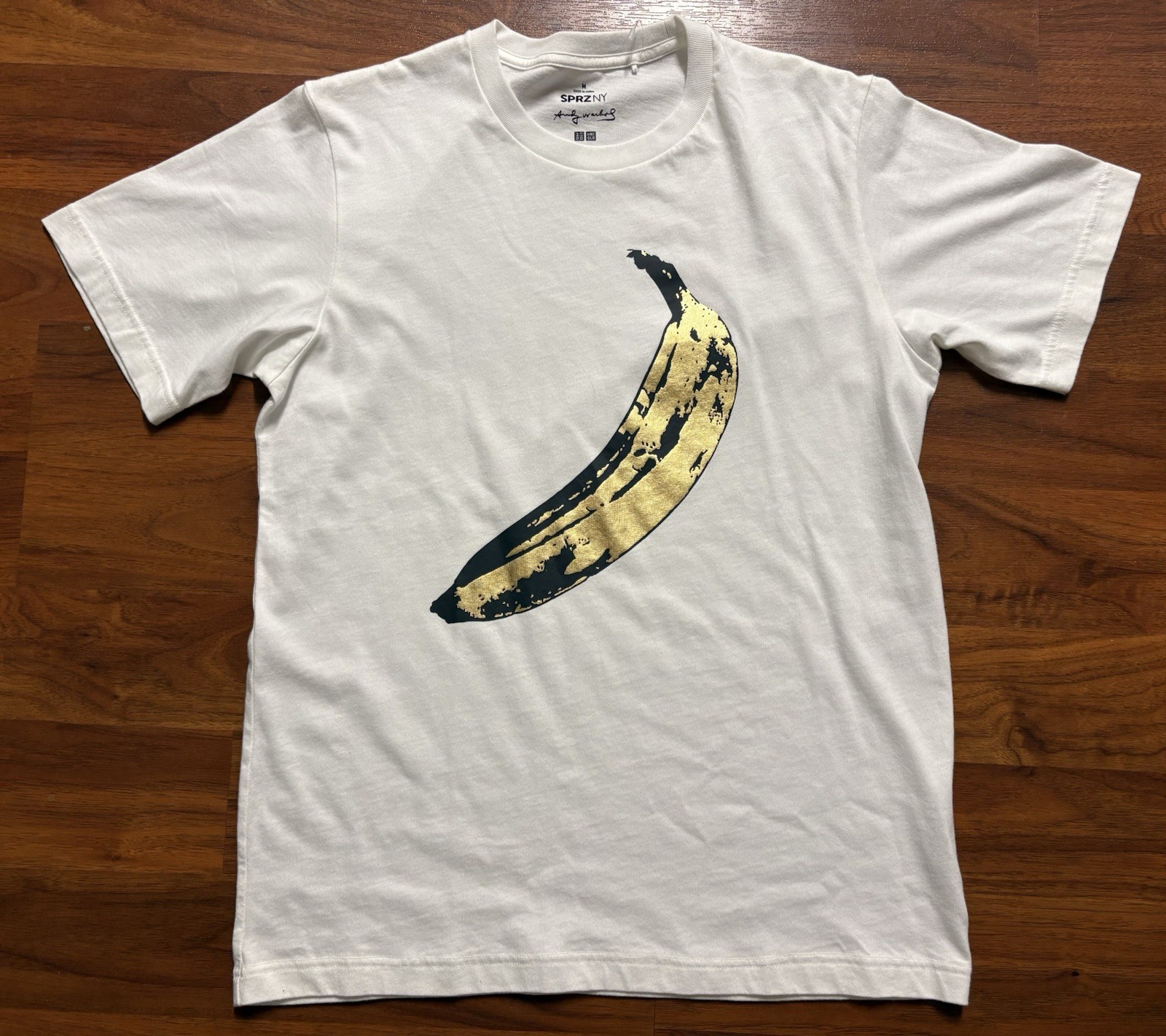 Andy Warhol Banana Shirt NWOT Uniqlo Sprz NY Size Medium