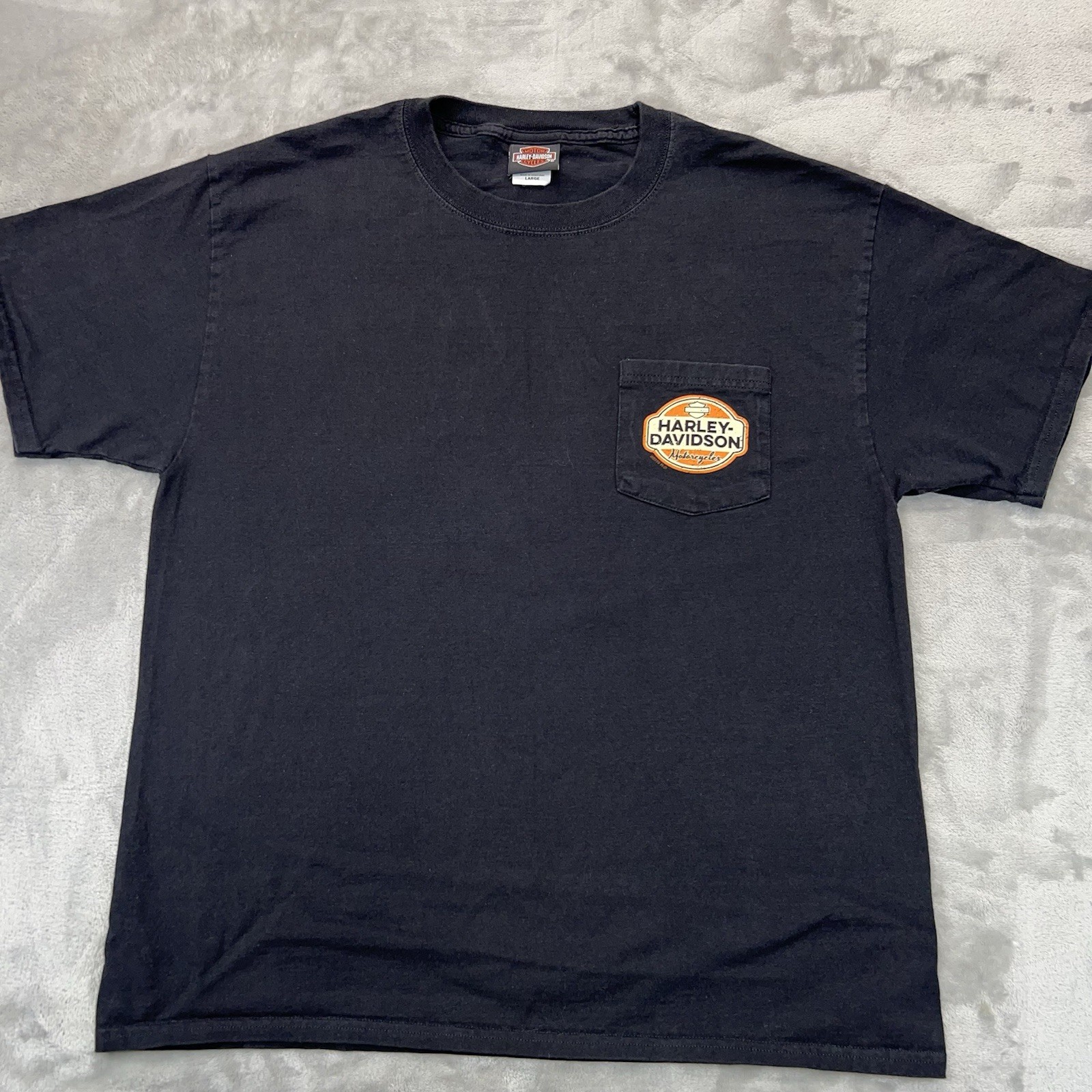 HARLEY DAVIDSON Men’s Short Sleeve T-Shirt Sz Large Black Grand Canyon Sedona AZ gallery