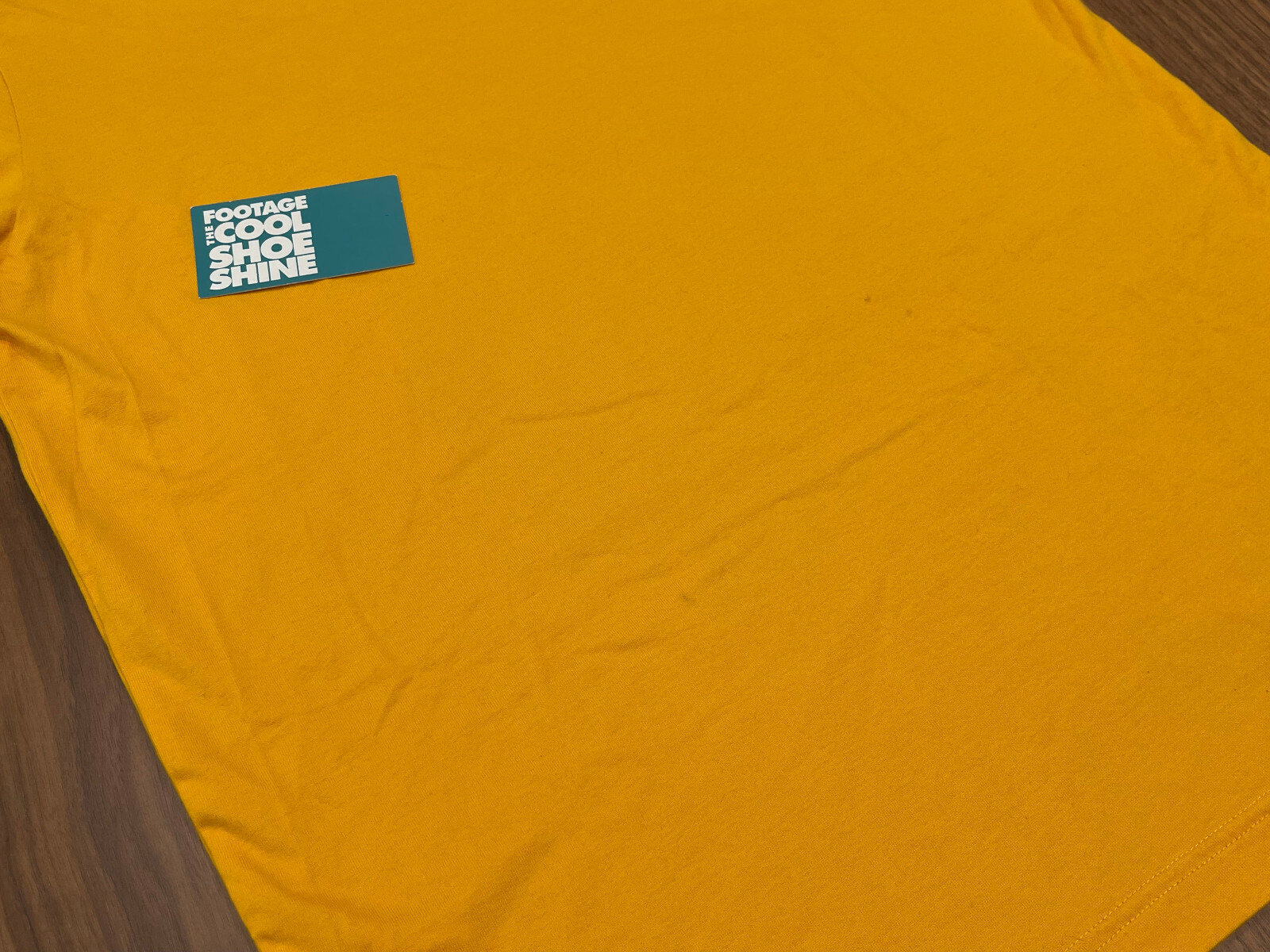 2016 SS16 SUPREME MINI SMALL BOX LOGO TEE SHIRT GOLD YELLOW RED MEDIUM M gallery