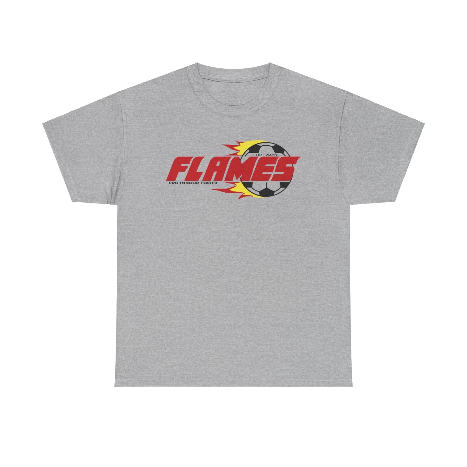 Fort Wayne Flames Indiana American Indoor Soccer Association 1986-1989 T-shirt gallery