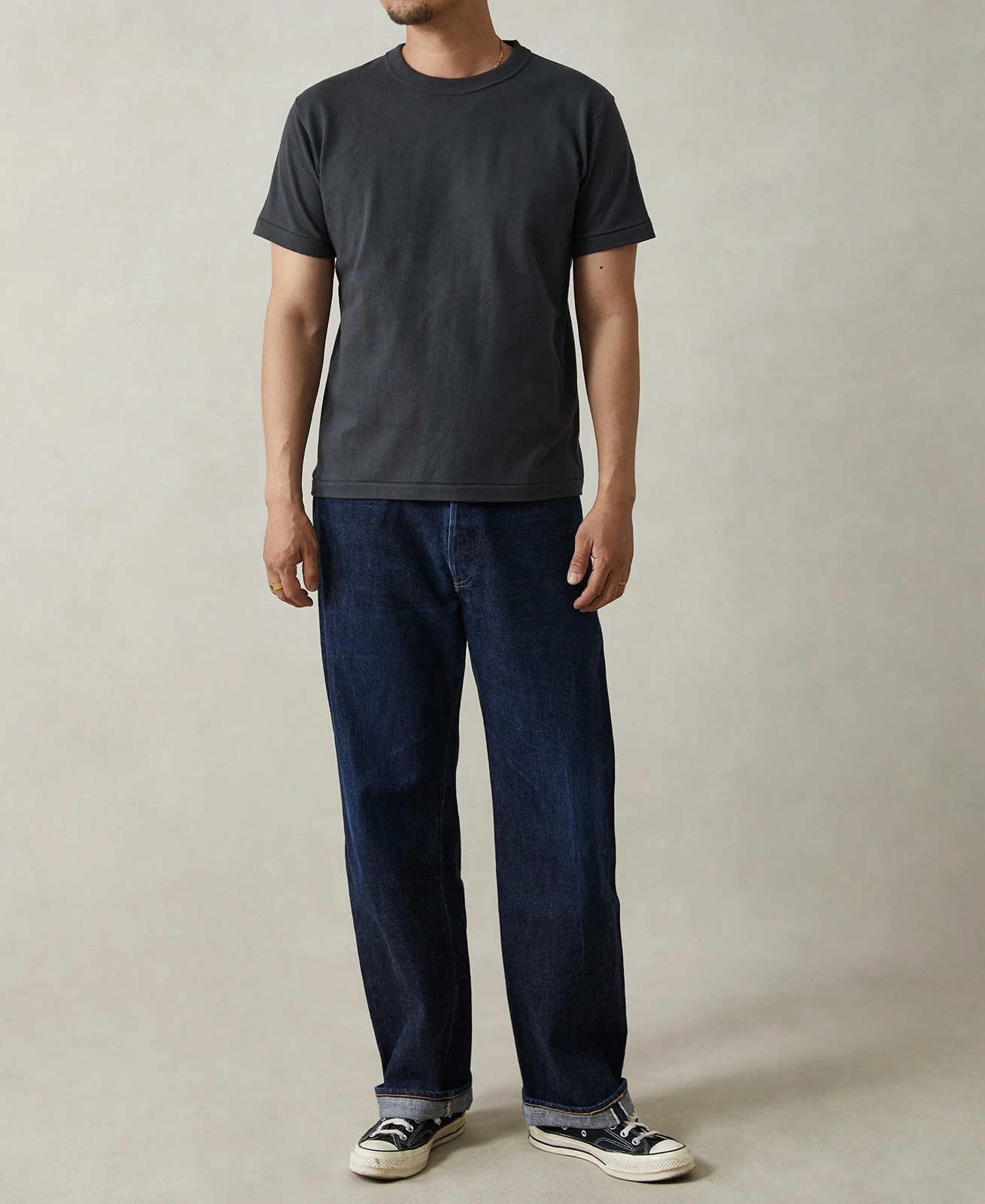 Loopwheel L .Tubular Athletic T-Shirt Vintage BlackBronson Mfg Co USA SHIP gallery