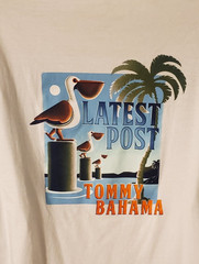 Tommy Bahama Relax Latest Post Short Sleeved Tee XL White