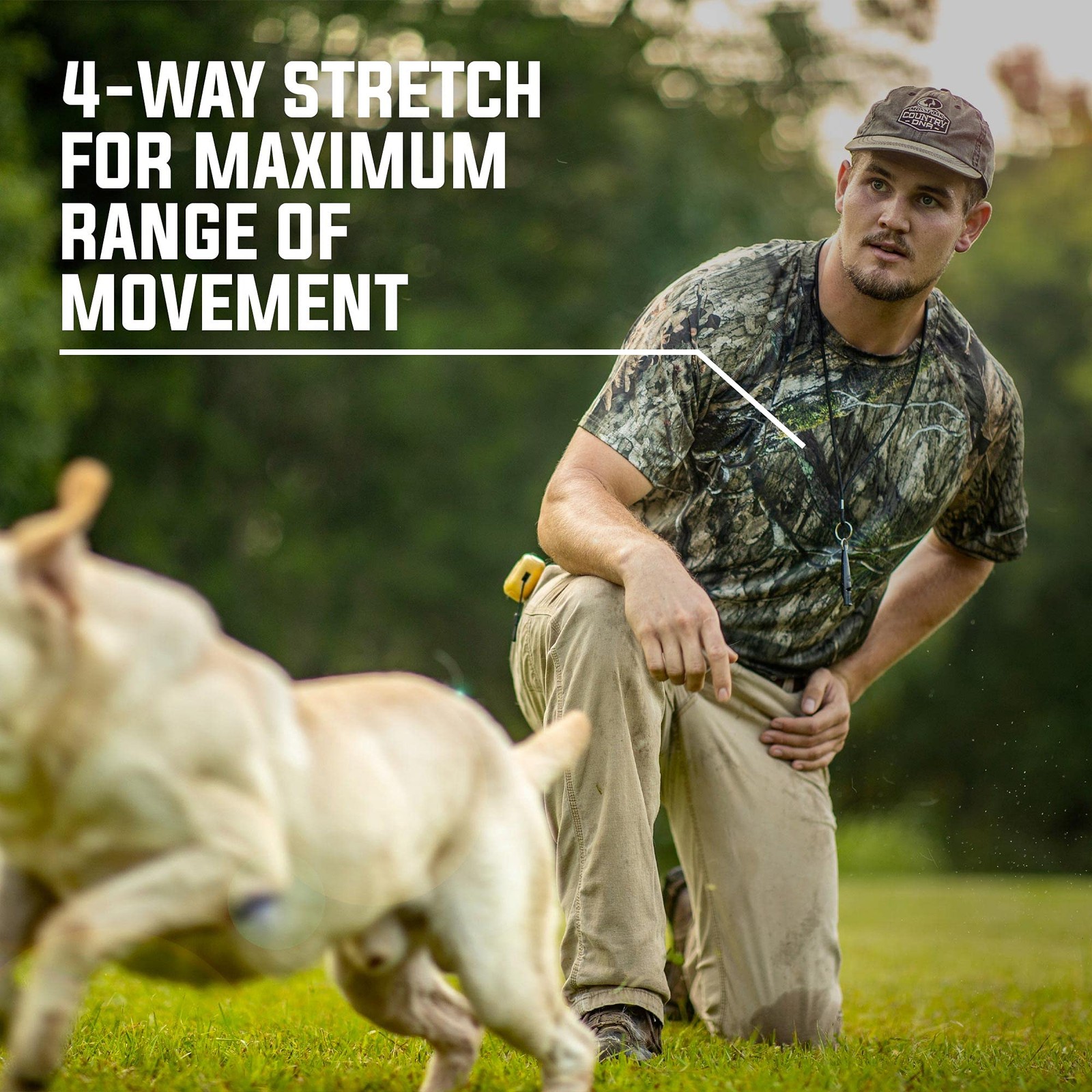 Camo Hunting Short Sleeve Shirt for Men - Lightweight Performance Stretchable... gallery