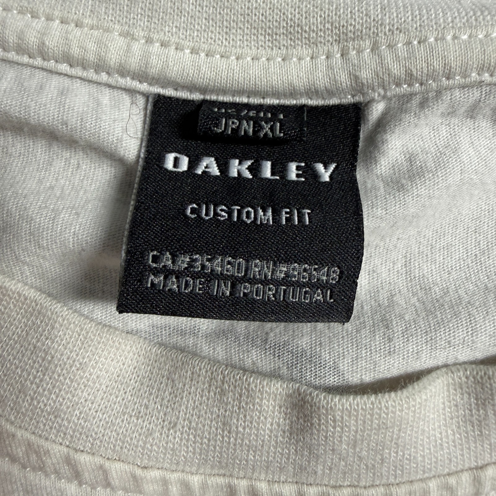 Oakley Shirt Mens L Black Gray Colorblock Slim Fit Graphic Long Sleeve Casual gallery