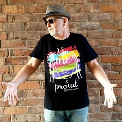 Quality UK Printed Pride T-Shirt – I’m Me & Proud (4 Sizes) 100% Ringspun Cotton