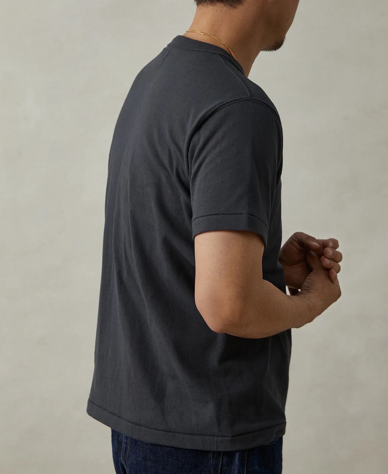 Loopwheel Tubular Athletic T-Shirt Vintage BlackBronson Mfg Co M USA SHIP gallery