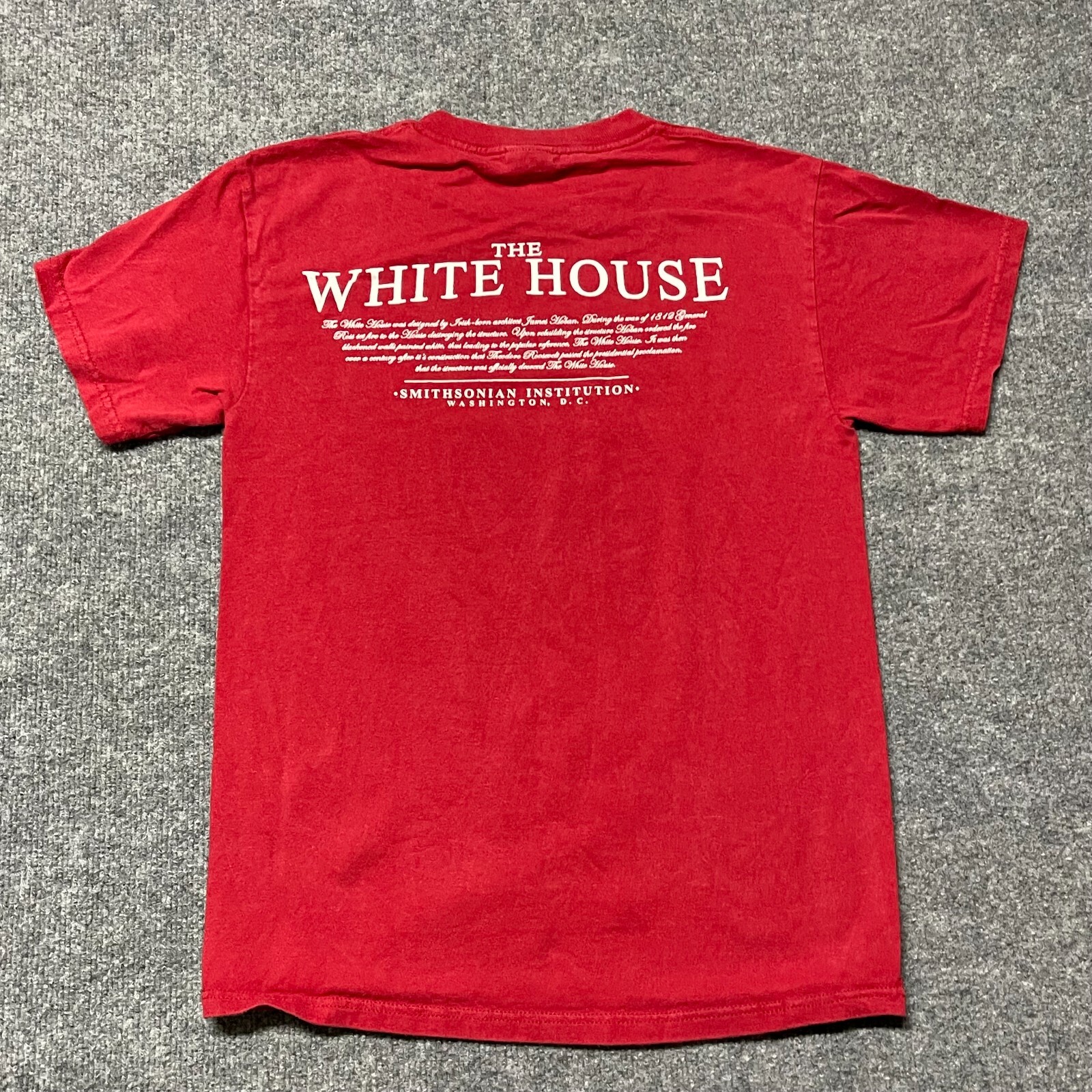 The White House Shirt Adult Small Red Smithsonian Institution Washington DC USA gallery