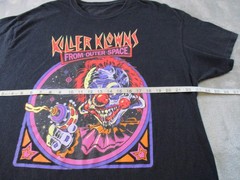 Killer Klowns From Outer Space Shirt Mens XL Black Goodie Two Sleeves Horror