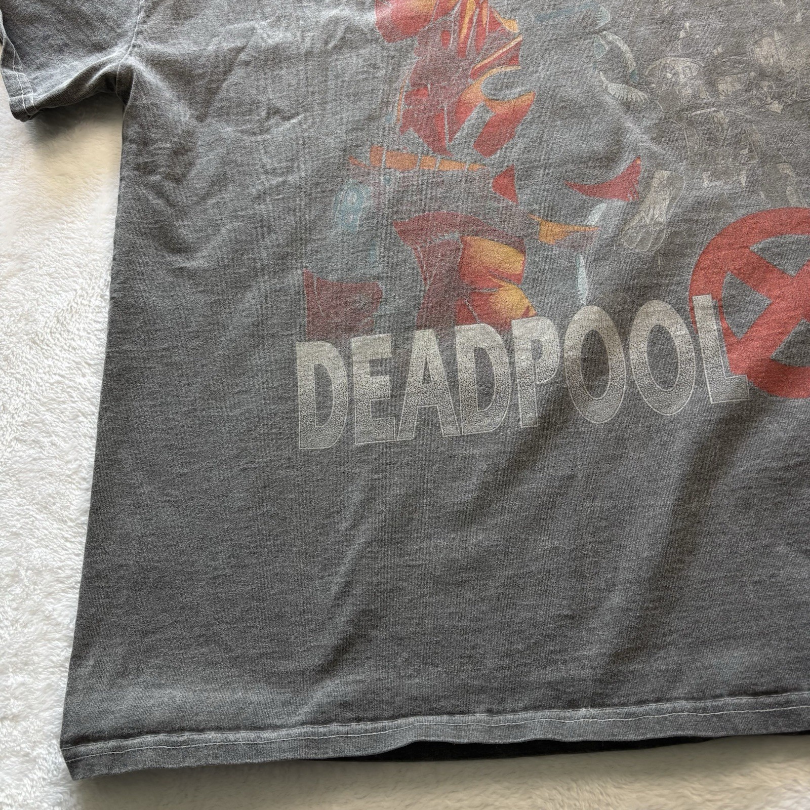 Marvel Deadpool x Goat Crew T-shirt Men XL Oversized Heavyweight Vintage Black gallery