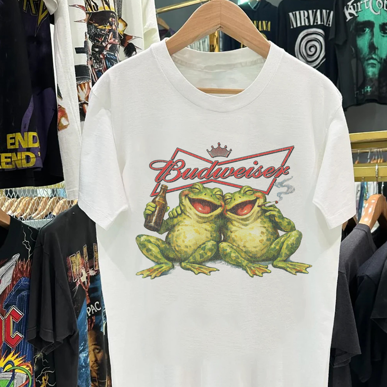 Two Frogs Aged T-Shirt White M