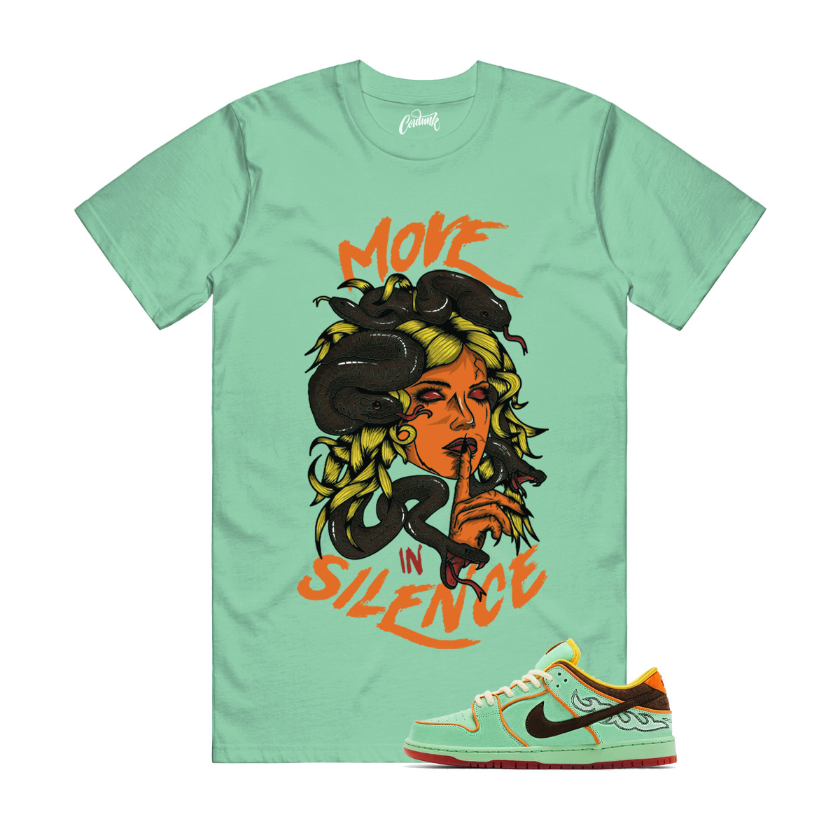 Dunk Rodeo Tourmaline Baroque Brown Monarch Yellow Orange Red T Shirt Match MIS