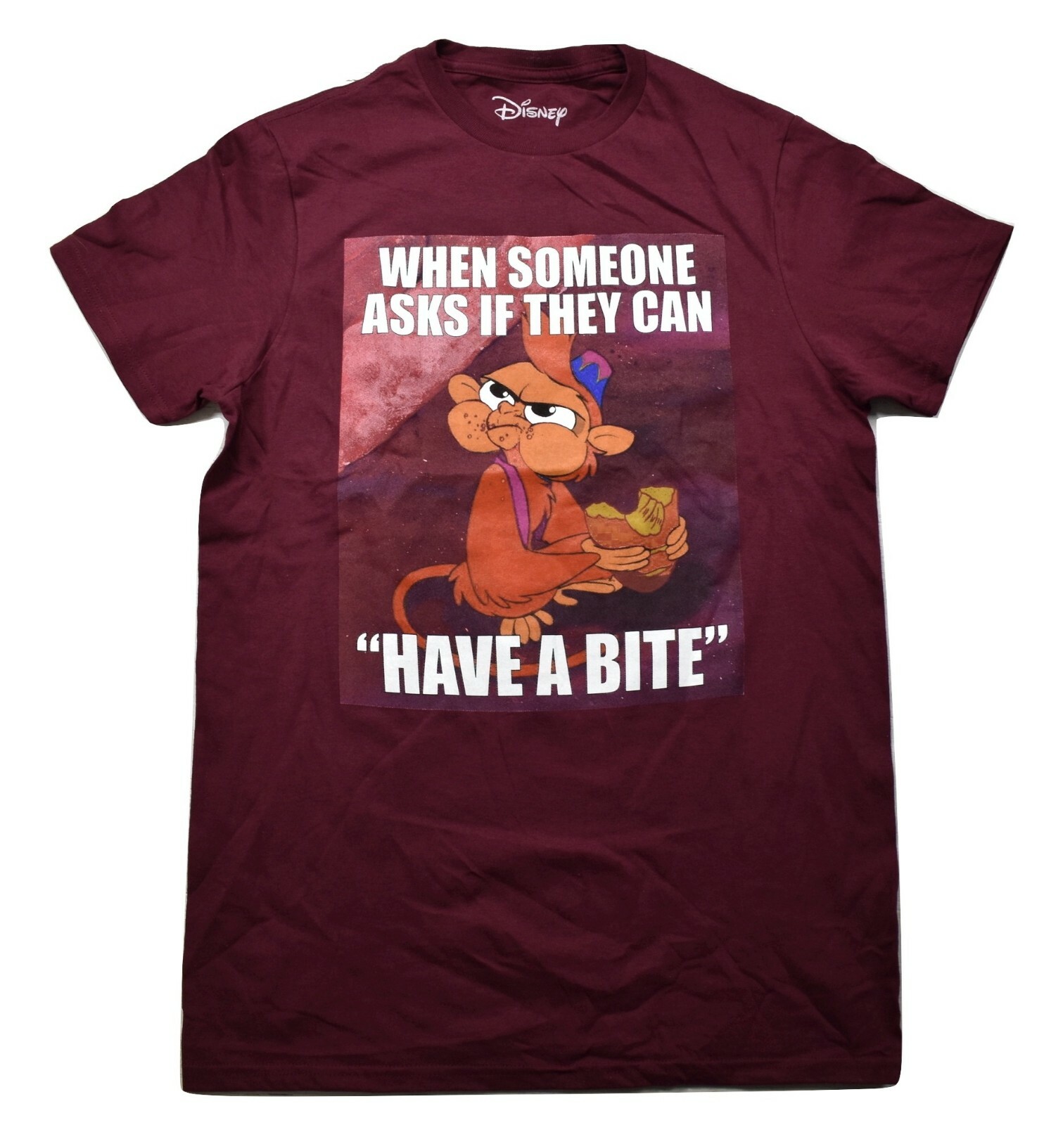 Disney Mens Meme Abu When Someone Asks.. Aladdin Shirt New S, M, L gallery