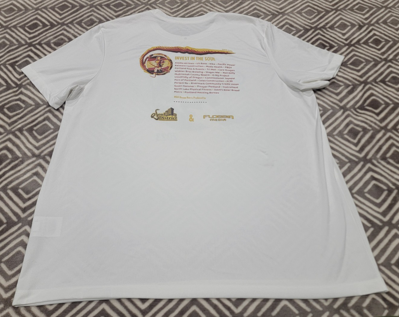 2023 Nike MLK Dream Run Martin Luther King Dri-Fit T-Shirt Men XXL White gallery