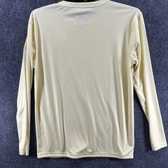 NWT Costa Technical Crew Pale Yellow Long Sleeve Shirt TECHCREW Medium Outdoor