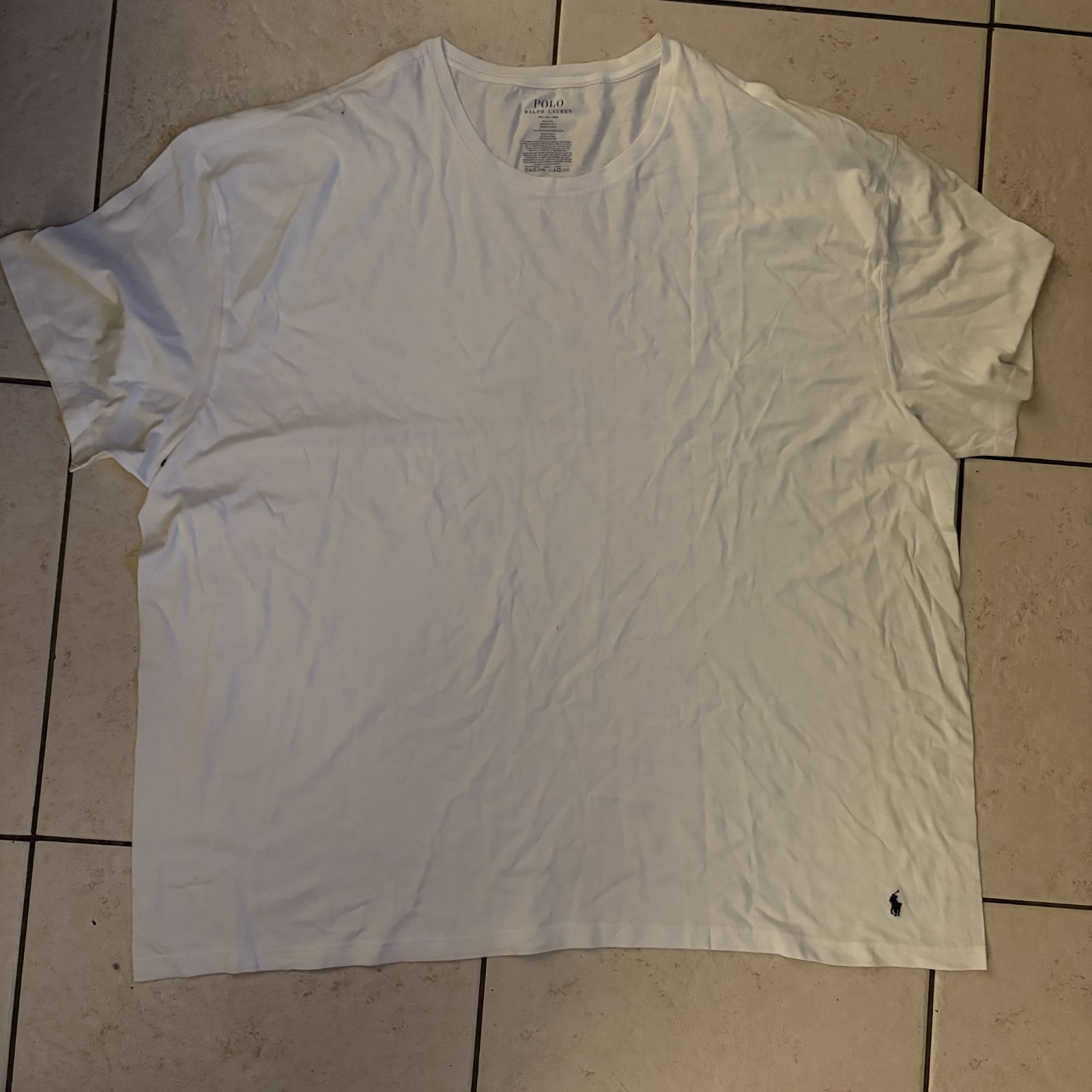 3 Polo Ralph Men’s T Shirt 4XL Crewneck Short Sleeve Casual Wear