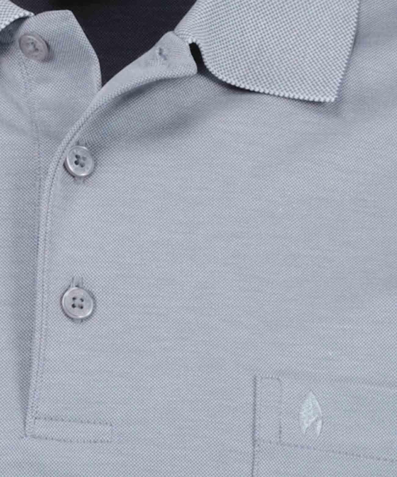 Men's Short Sleeve Softknit Polo Shirt Small, Silver Grey021 gallery