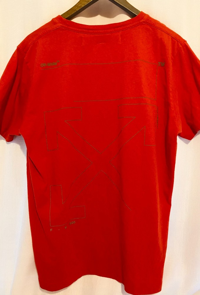 OFF-White 2013 “Main Label” Seasonal Special Edition Red T with Original String