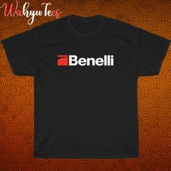 New Benelli Shotgun Logo Black/Grey/Navy/White Size S-5XL Unisex T-Shirt